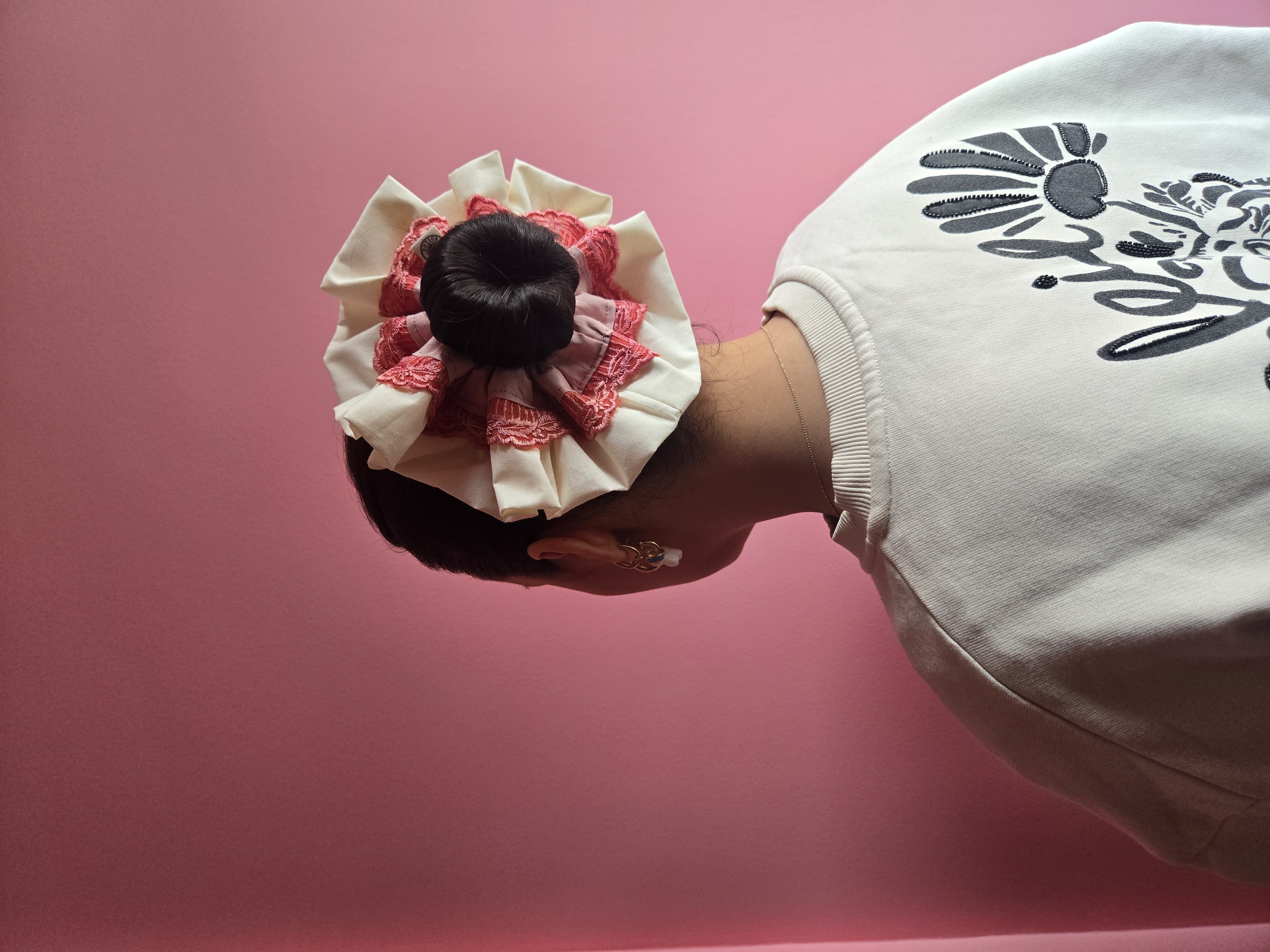 El Yapımı Scrunchie & Toka – Rosyruffle Scrunchie (Lace) - El yapımı butik tasarım 1