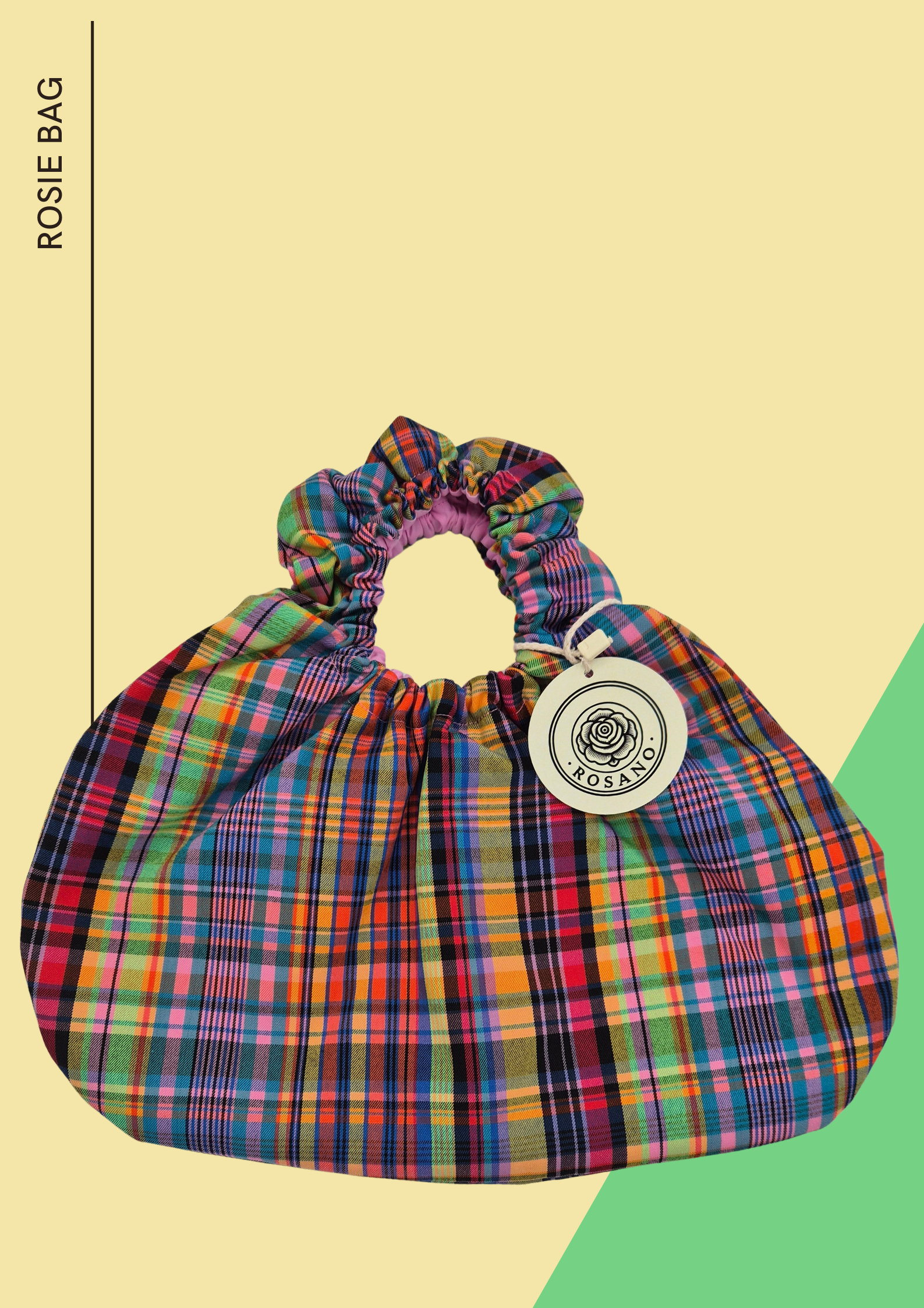 El Yapımı Çanta – Rosie Handbag (Gingham) - El yapımı butik tasarım 2