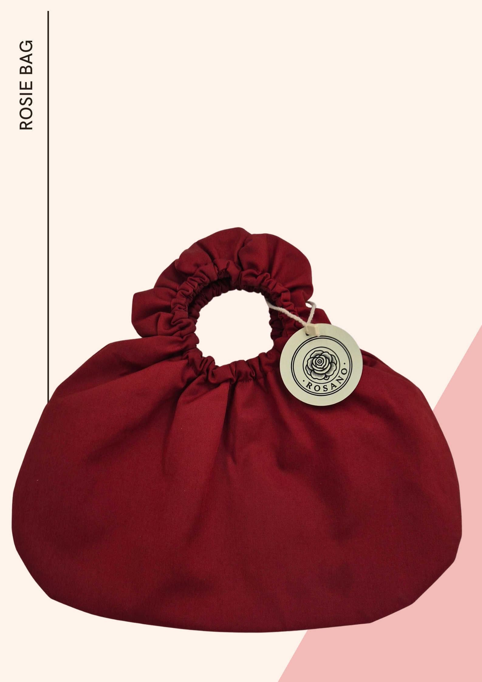 El Yapımı Çanta – Rosie Handbag (Redwine) - El yapımı butik tasarım 1