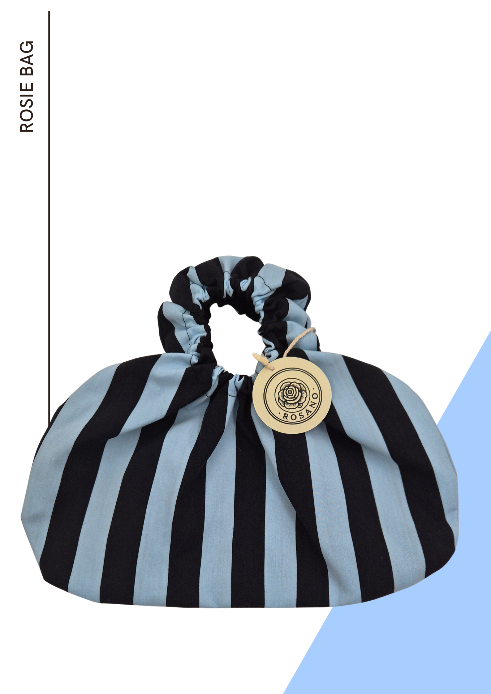 El Yapımı Çanta – Rosie Handbag (Blackandblue) - El yapımı butik tasarım 1