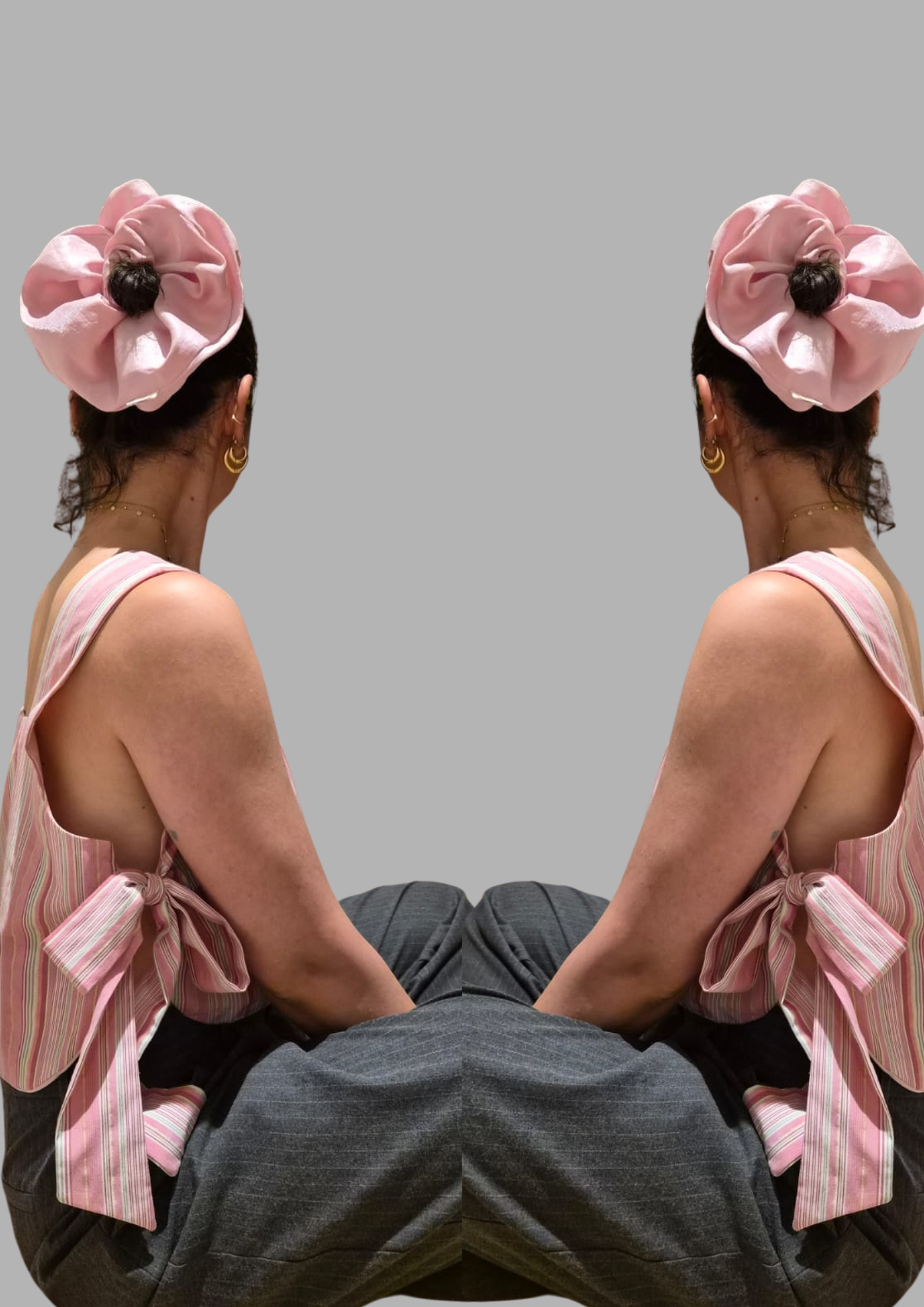 Özel Tasarım Giyim – Rosie Belle Blouse (Stripe) - El yapımı butik tasarım 2