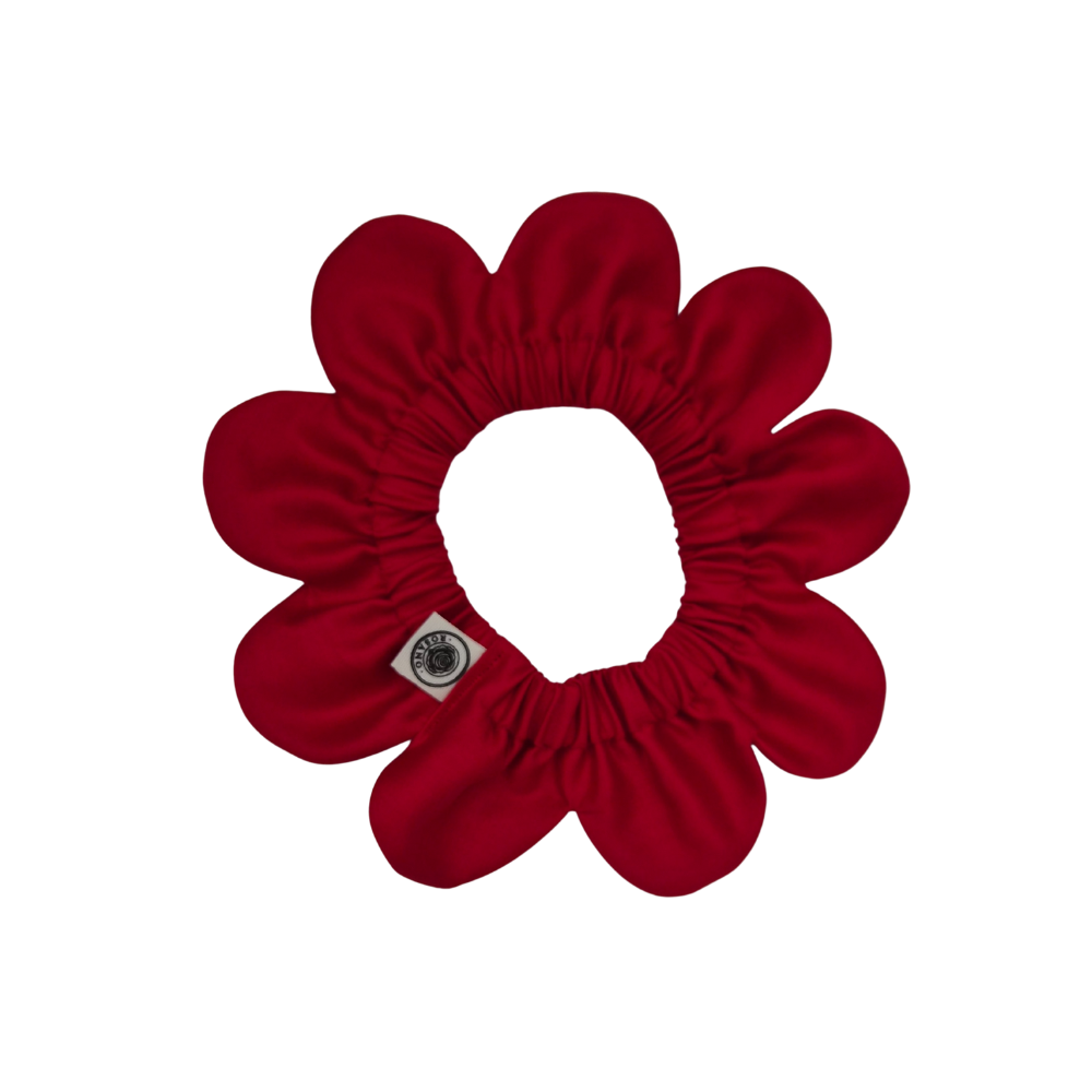 El Yapımı Köpek Yakalığı – PawBow Flower Dog Collar (Red) - El yapımı butik tasarım 5