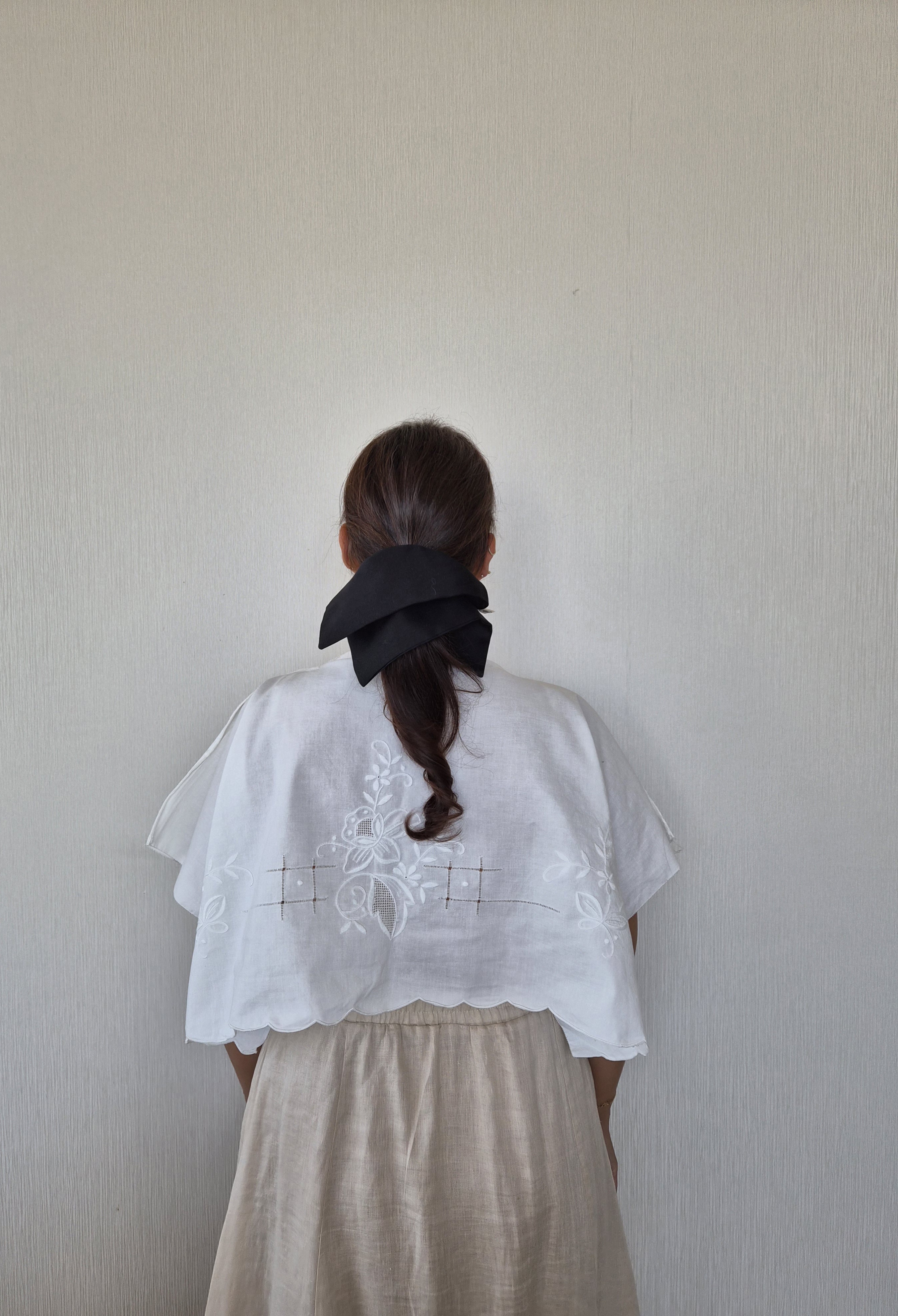 El Yapımı Scrunchie & Toka – Bloxie Scrunchie (Black) - El yapımı butik tasarım 1