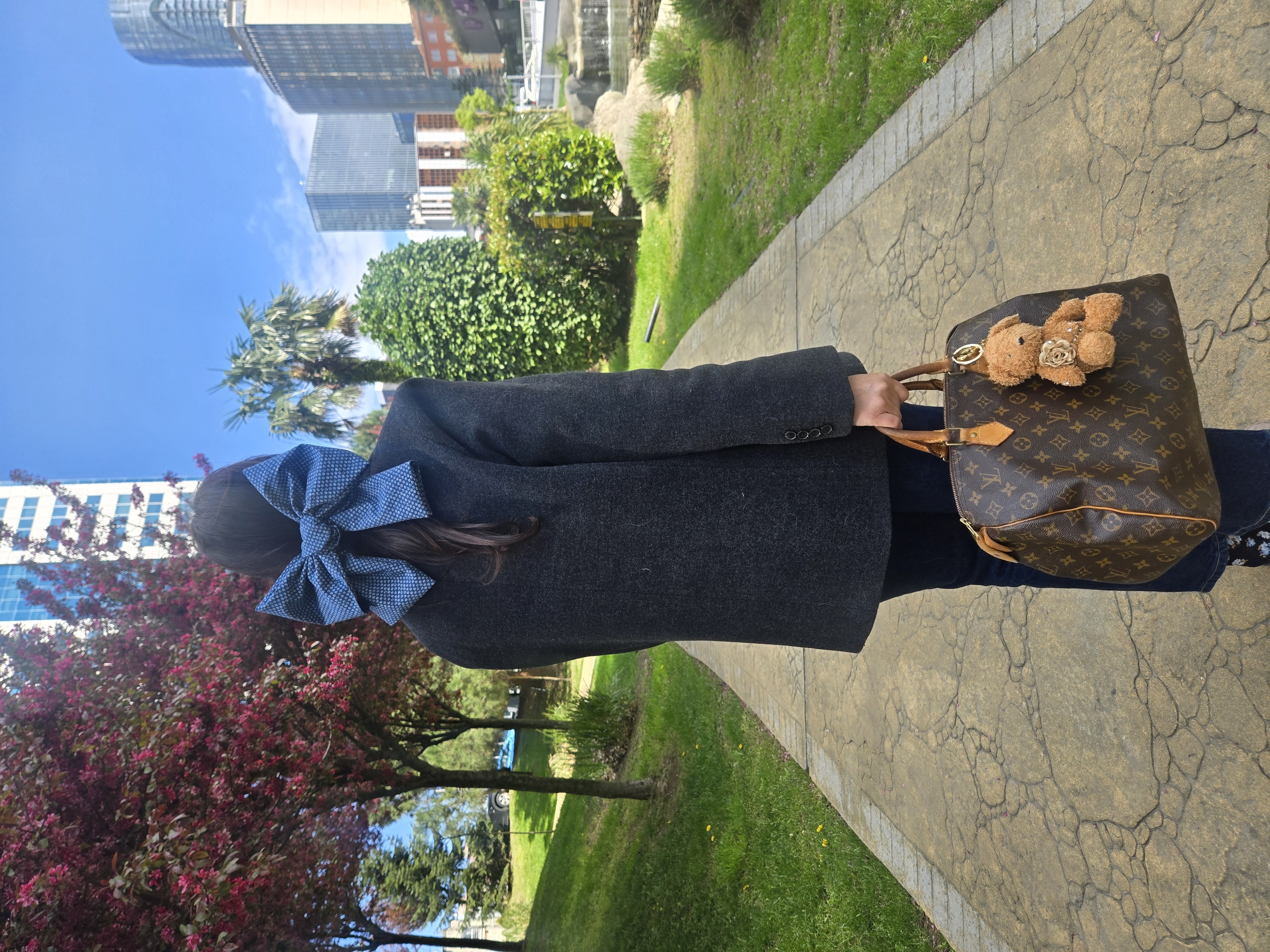 El Yapımı Scrunchie & Toka – Giant Rosano Bow - El yapımı butik tasarım 2